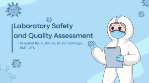 Laboratory Safety and Quality Assessment Manual