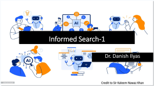 Informed Search-1: Greedy & A* Algorithms
