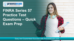 FINRA Series 57 Practice Test Questions