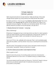 10 Daily Habits for German Learners