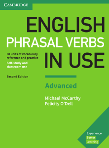 English Phrasal Verbs in Use Advanced Textbook