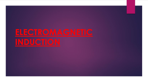 Electromagnetic Induction Presentation