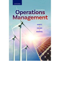 Operations Management Textbook