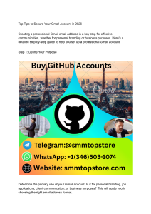 Top Tips to Secure Your Gmail Account in 2026
