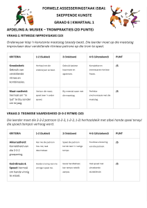 Graad 6 Skeppende Kunste Assessering: Musiek & Drama Take