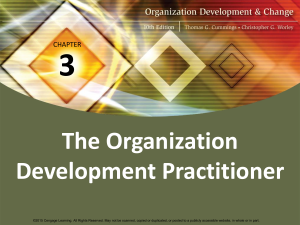 Organization Development Practitioner Chapter