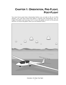 Glider Flight Controls & Procedures