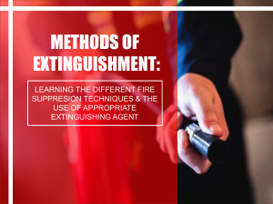 Methods of Extinguishment: Fire Suppression Techniques