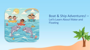 Boat & Ship Adventures: Learn About Water and Floating