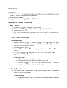 ITI Computer Review: Basics, Types, Generations