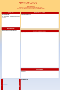 Academic Research Paper Template