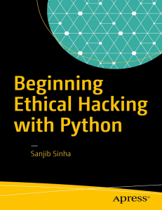 Beginning Ethical Hacking with Python: A Beginner's Guide