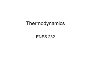 Thermodynamics Textbook ENES 232