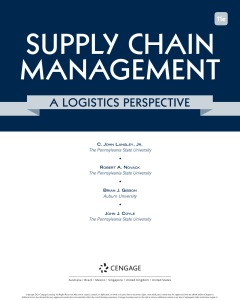 Supply Chain Management: A Logistics Perspective Textbook