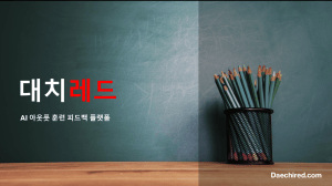 대치레드 AI 아웃풋 훈련 피드백 플랫폼