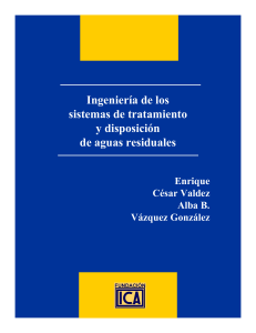 Ingenier&iacute;a de Sistemas de Tratamiento de Aguas Residuales