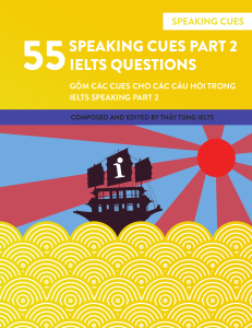55 IELTS Speaking Part 2 Cue Cards