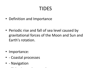 Tides: Definition, Causes, and Importance