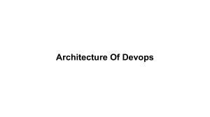 Architecture of DevOps: Core Principles and Tools