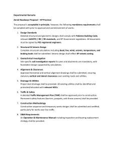Aerial Roadways Proposal Requirements - KP Province