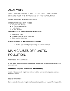 Community Plastic Pollution Analysis: Patterns, Causes, Solutions