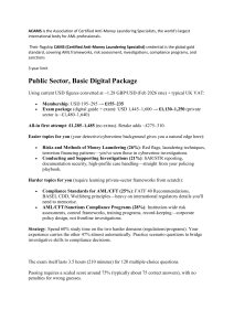 CAMS Exam Study Guide: AML Certification Prep