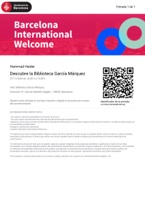 Entrada: Descubre Biblioteca Garc&iacute;a M&aacute;rquez en Barcelona