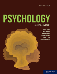Psychology: An Introduction 5th Edition Textbook