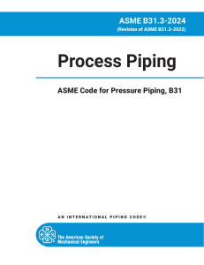 ASME B31.3-2024 Process Piping Code