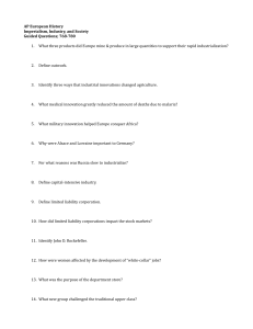 AP European History Guided Questions