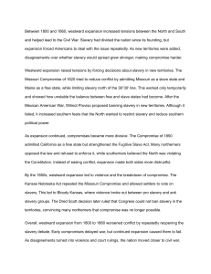 Westward Expansion and the Civil War