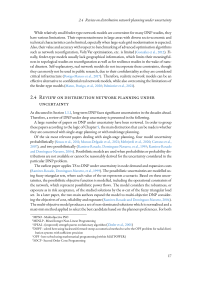 Distribution Network Planning Under Uncertainty