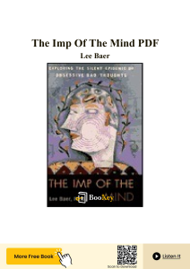 The Imp of the Mind: OCD Guide by Lee Baer
