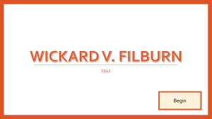 Wickard v. Filburn: Landmark Supreme Court Case