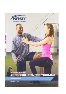 NASM Essentials of Personal Fitness Training Textbook