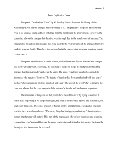 Poem Explication Essay: Crooked and Clear Analysis
