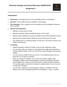 Engineering Design Assignment: Stress & Fatigue Analysis