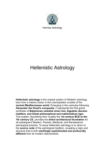 Hellenistic Astrology: Origins, Techniques & Modern Revival