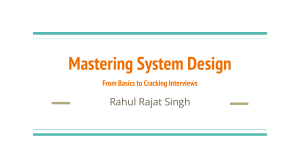 Mastering System Design: From Basics to Interviews