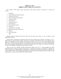 AASHTO LRFD Bridge Design Specifications 5th Ed