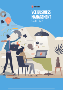 Edrolo VCE Business Management Units 1 & 2 Textbook