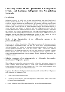 Case Study: Refrigeration System Optimization & Refrigerant Replacement
