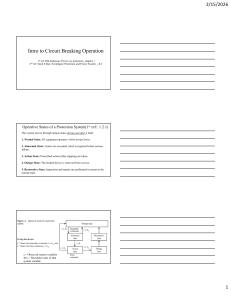 Intro to Circuit Breaking Operation