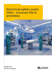 Electrical Safety in Hospitals: Bender Solutions for Medical Locations