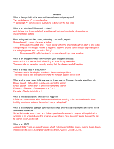 Java Programming Midterm & Final Exam Study Guide