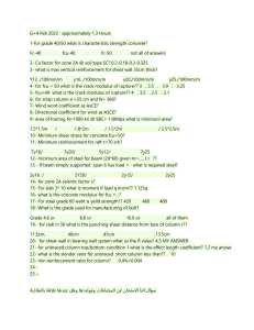 Civil Engineering Exam Questions