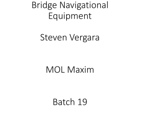 Bridge Navigational Equipment: Key Tools & Functions