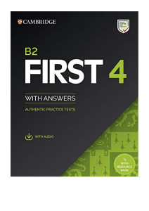 B2 First 4 Student's Book with Answers & Audio