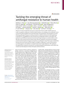 Antifungal Resistance: Emerging Threat to Human Health