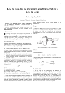 Leyes de Faraday y Lenz de Inducci&oacute;n Electromagn&eacute;tica